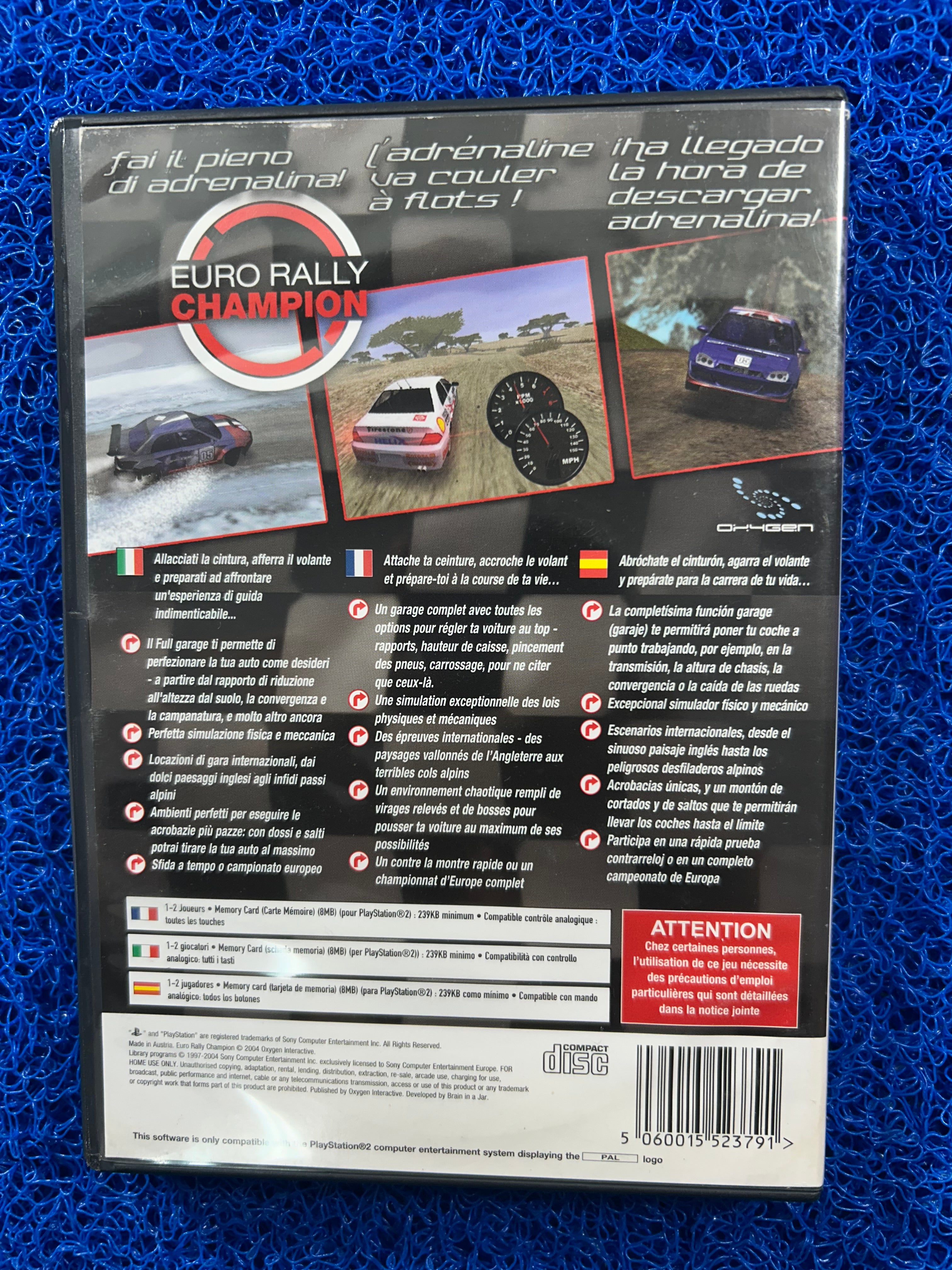PS2 Euro rally champion (E)