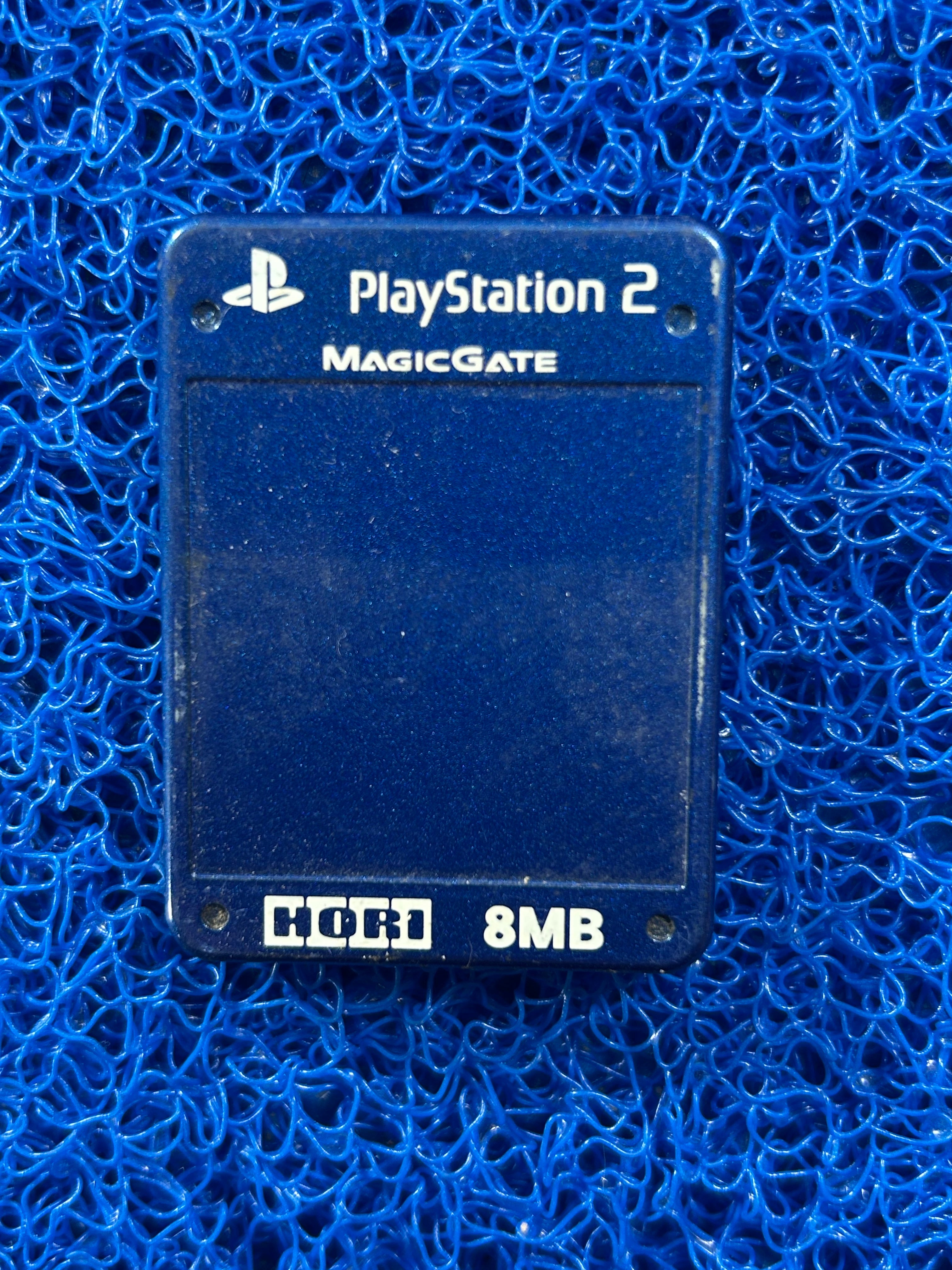 ACESSÓRIOS Memory card de ps2 azul metálico
