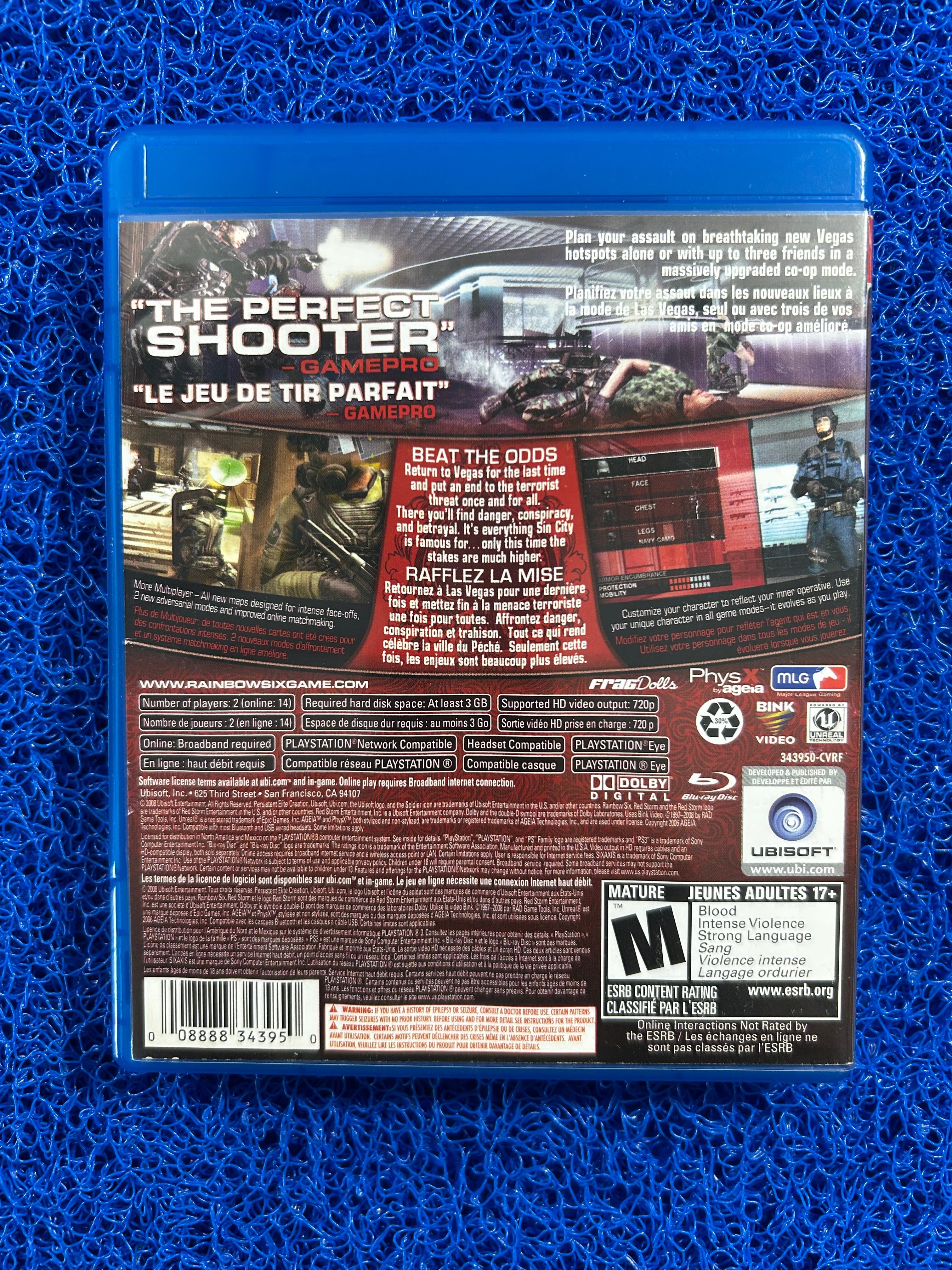 PS3 Rainbowsix Vegas 2