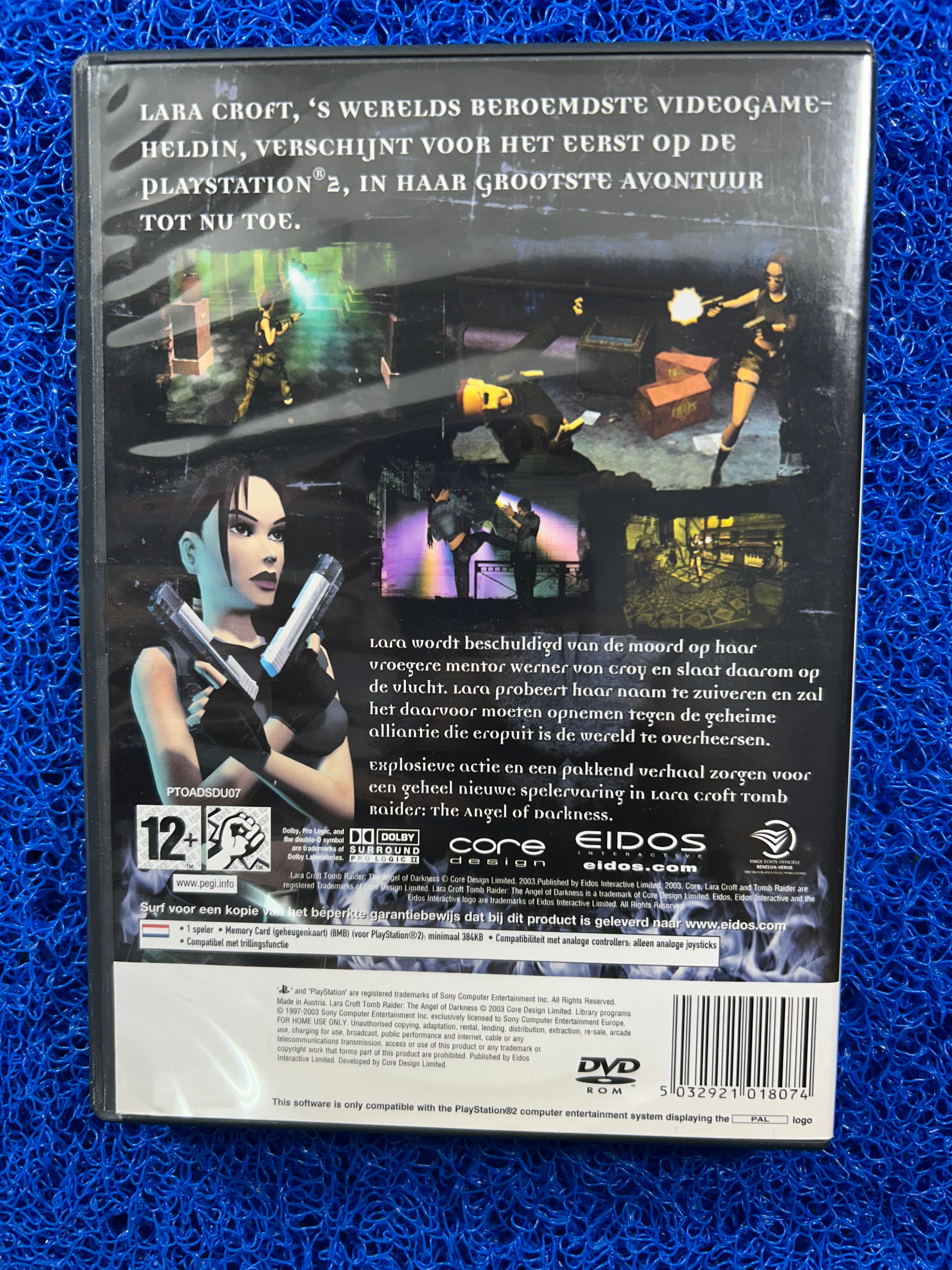 PS2 Tomb raider the angel of darkness (E)