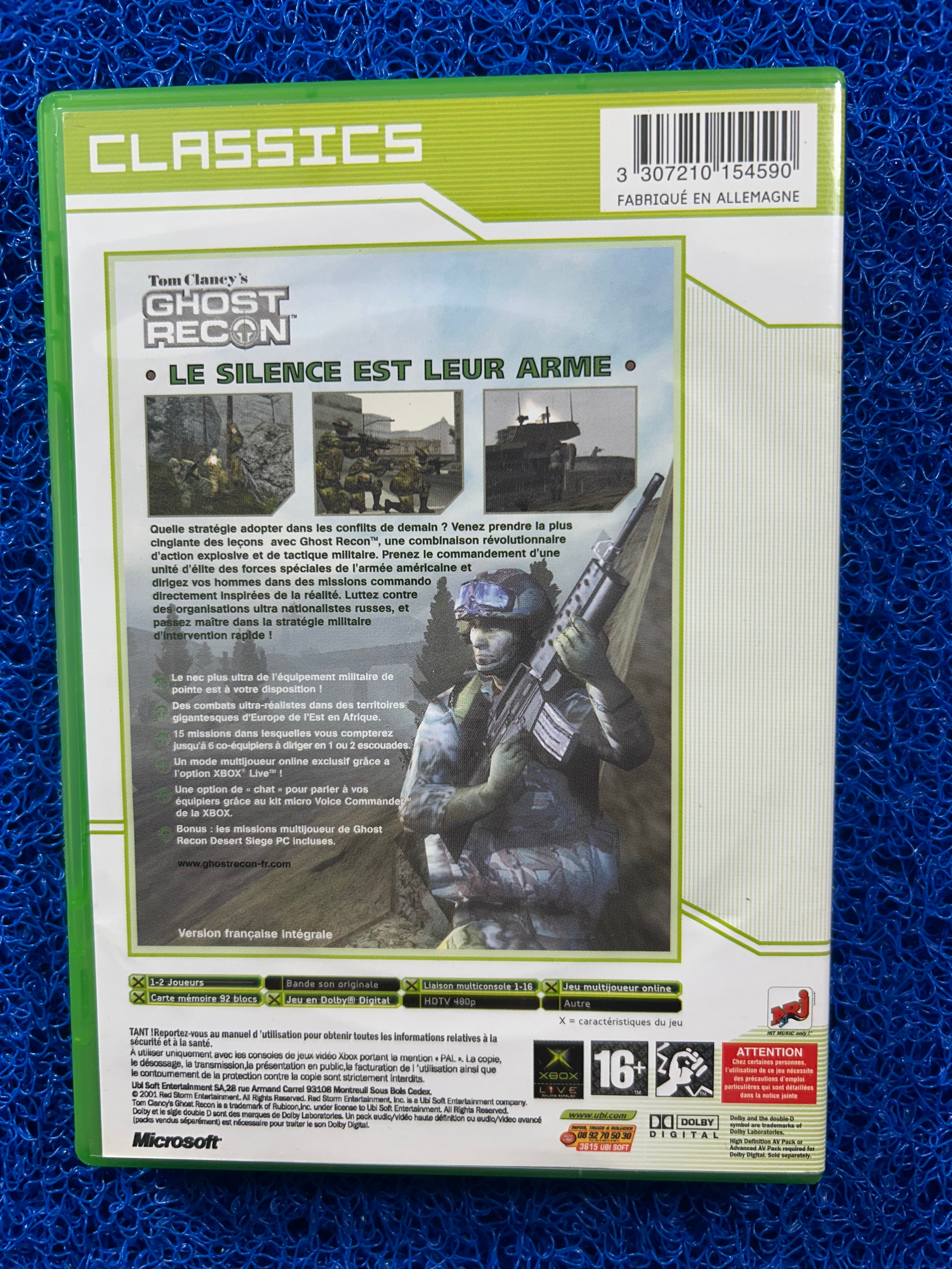XBOX Ghost recon (E)
