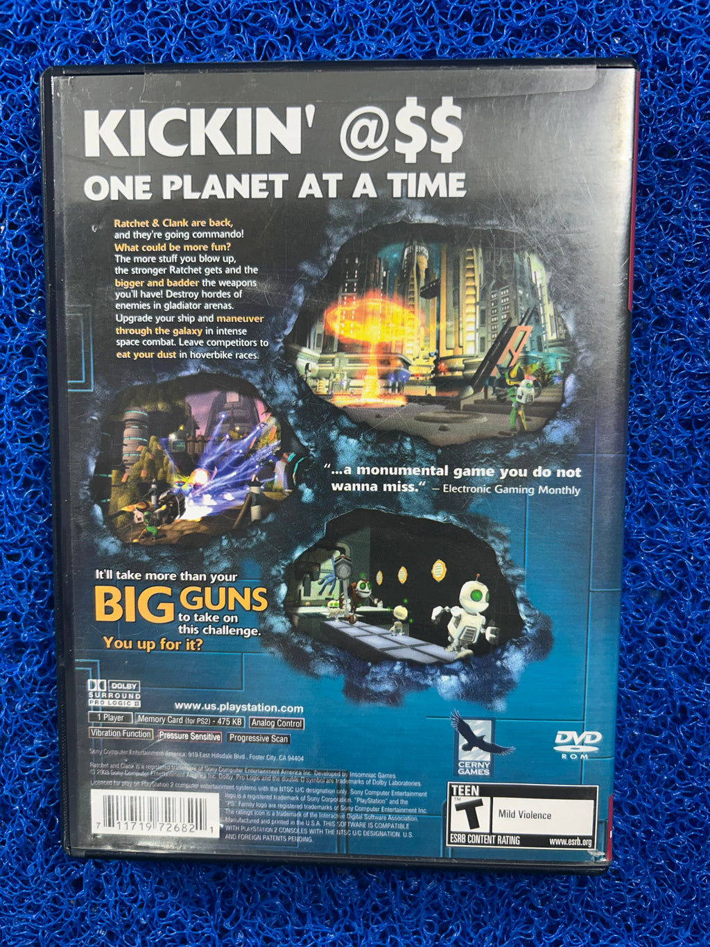 PS2 Ratchet clank going commando (A)
