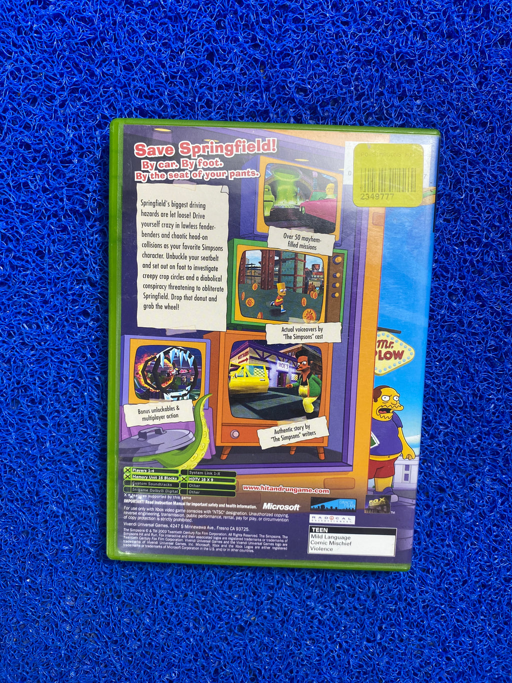 XBOX# The Simpsons hit & run (A)