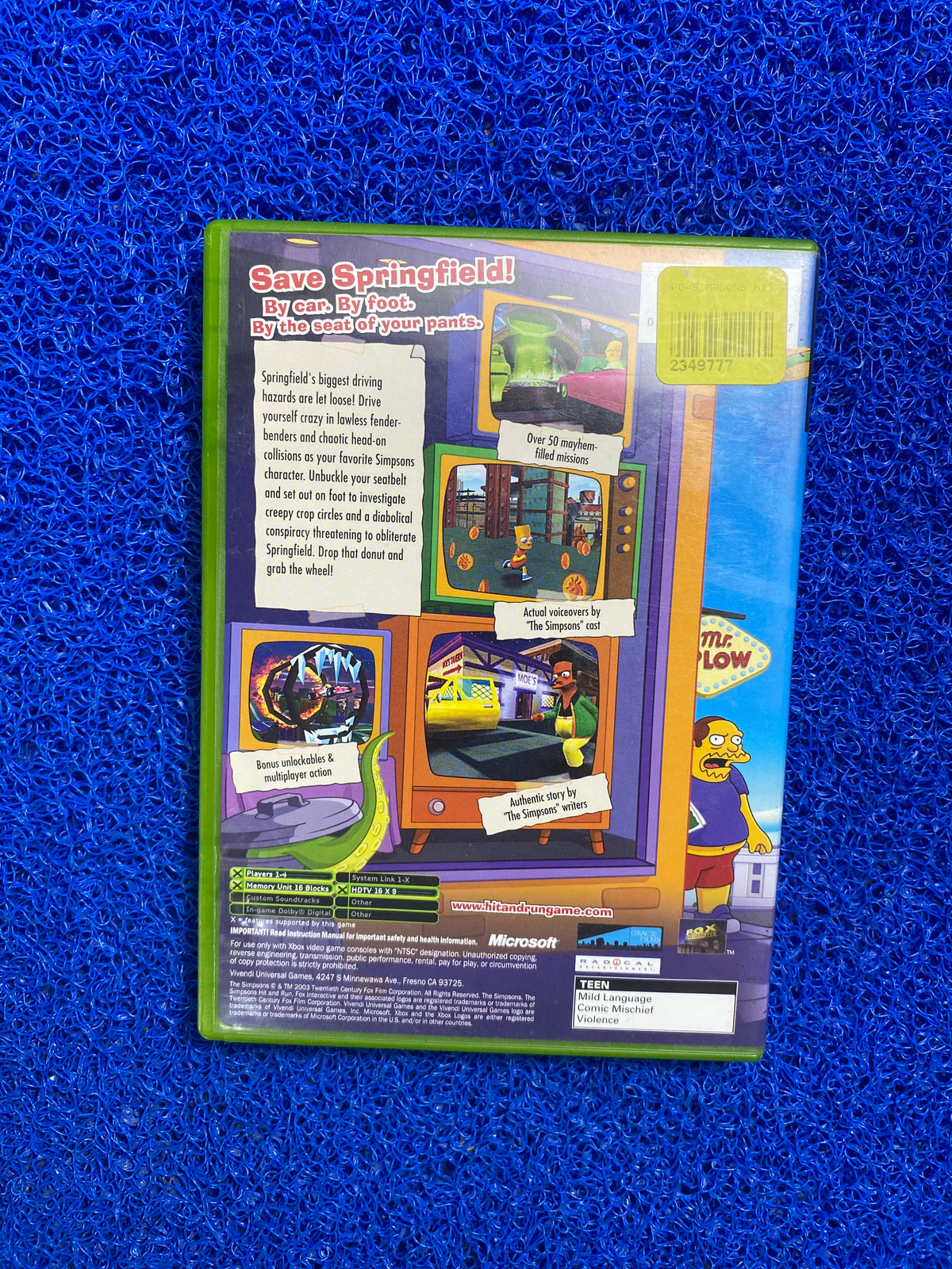 XBOX# The Simpsons hit & run (A)