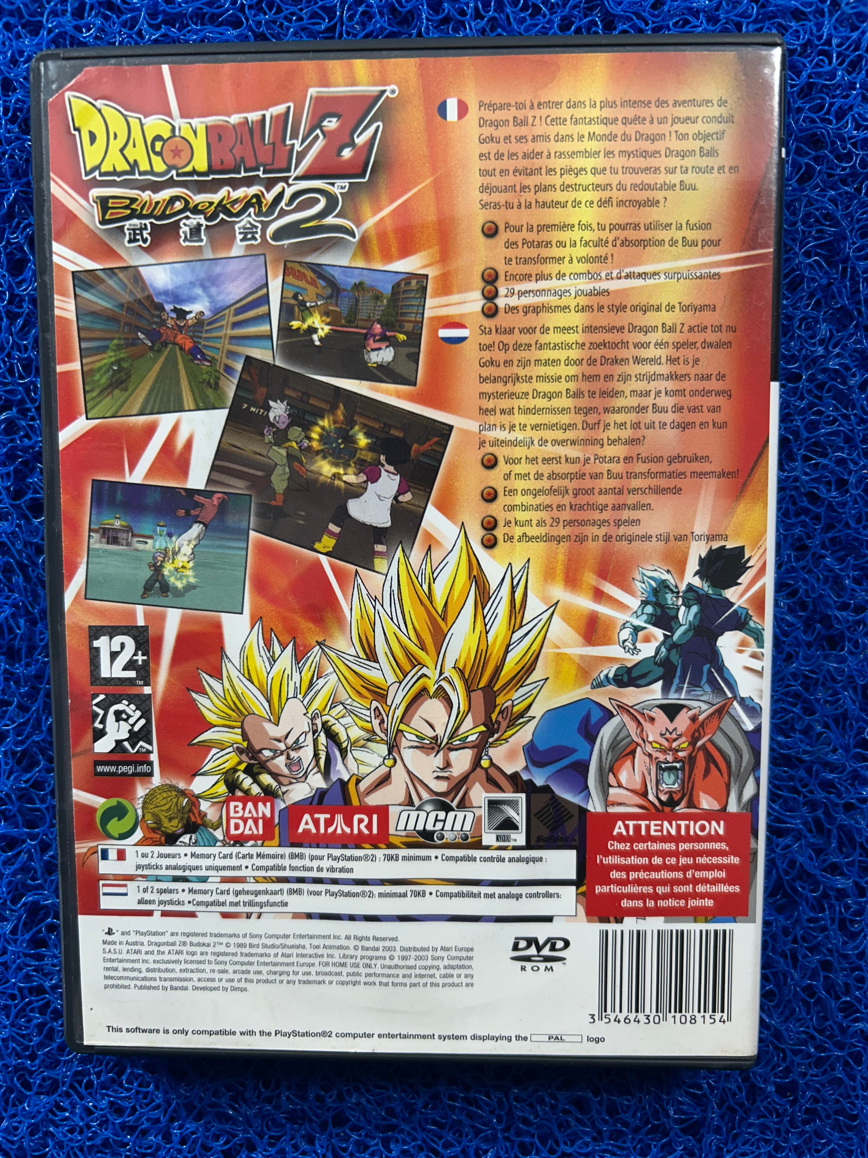 PS2 Dragon ball z budokai 2 (E)