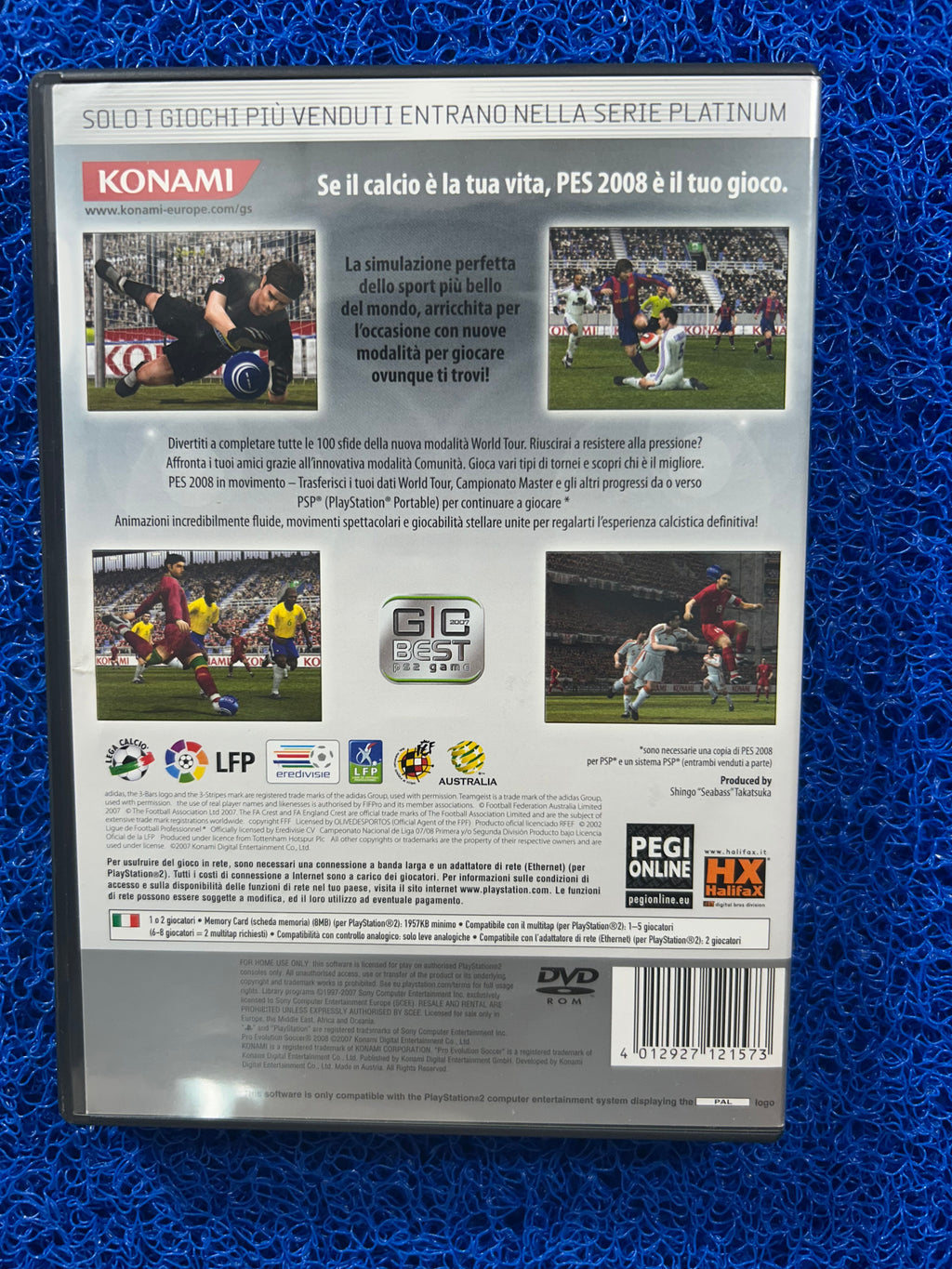 PS2 PES 2008 (E)
