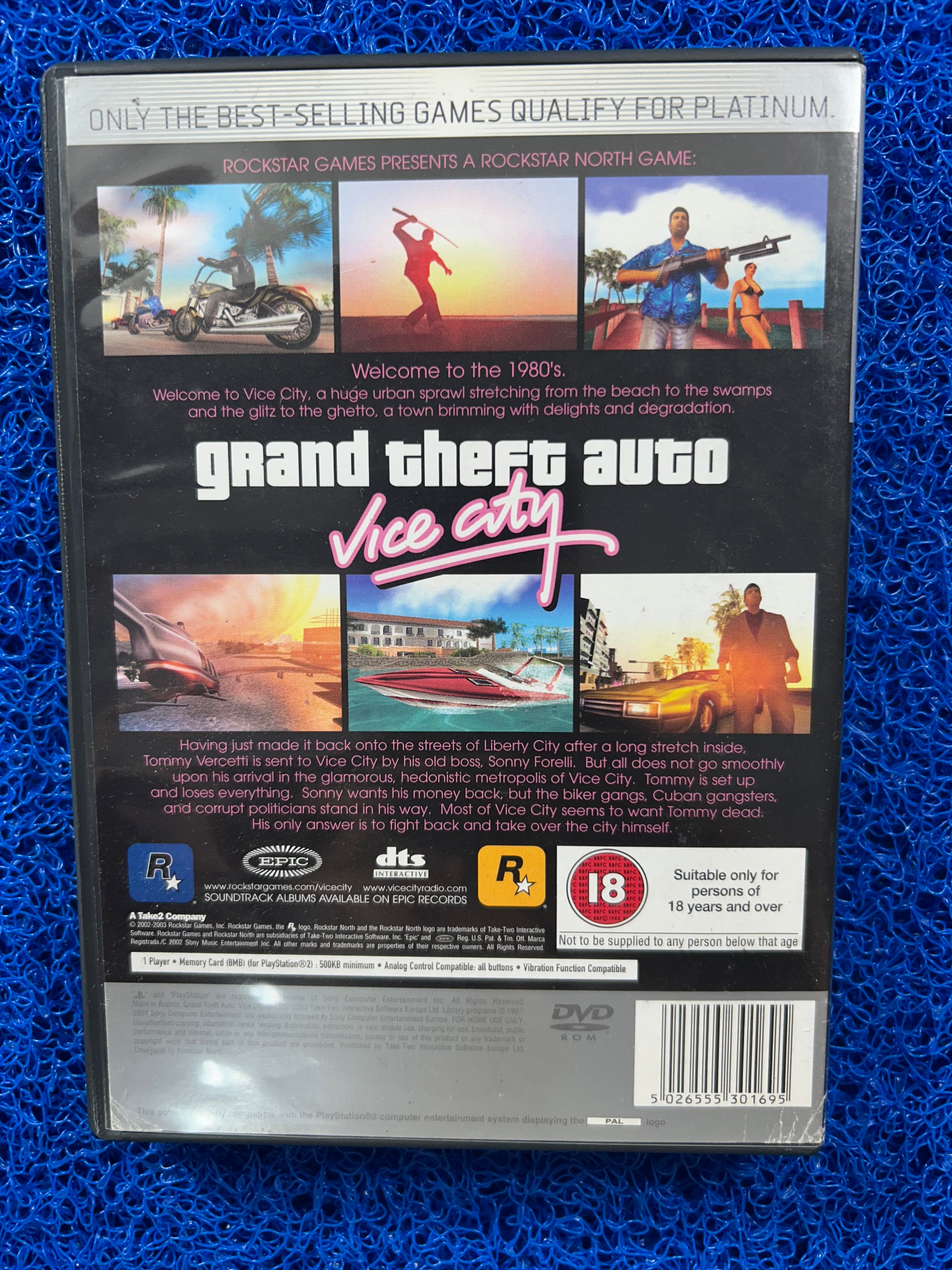 PS2 GTA Vice city (E)