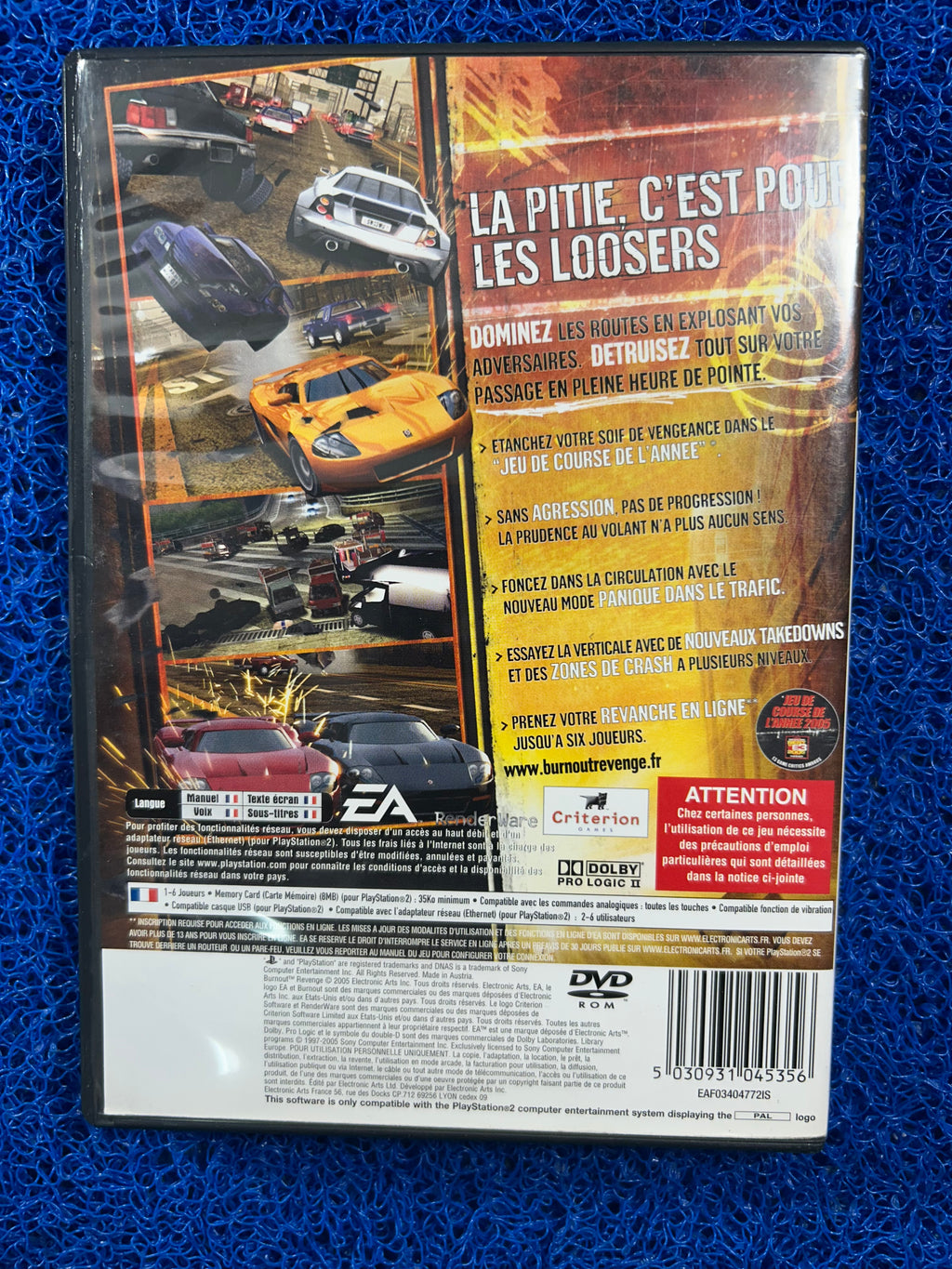 PS2# Burnout revenge (E)