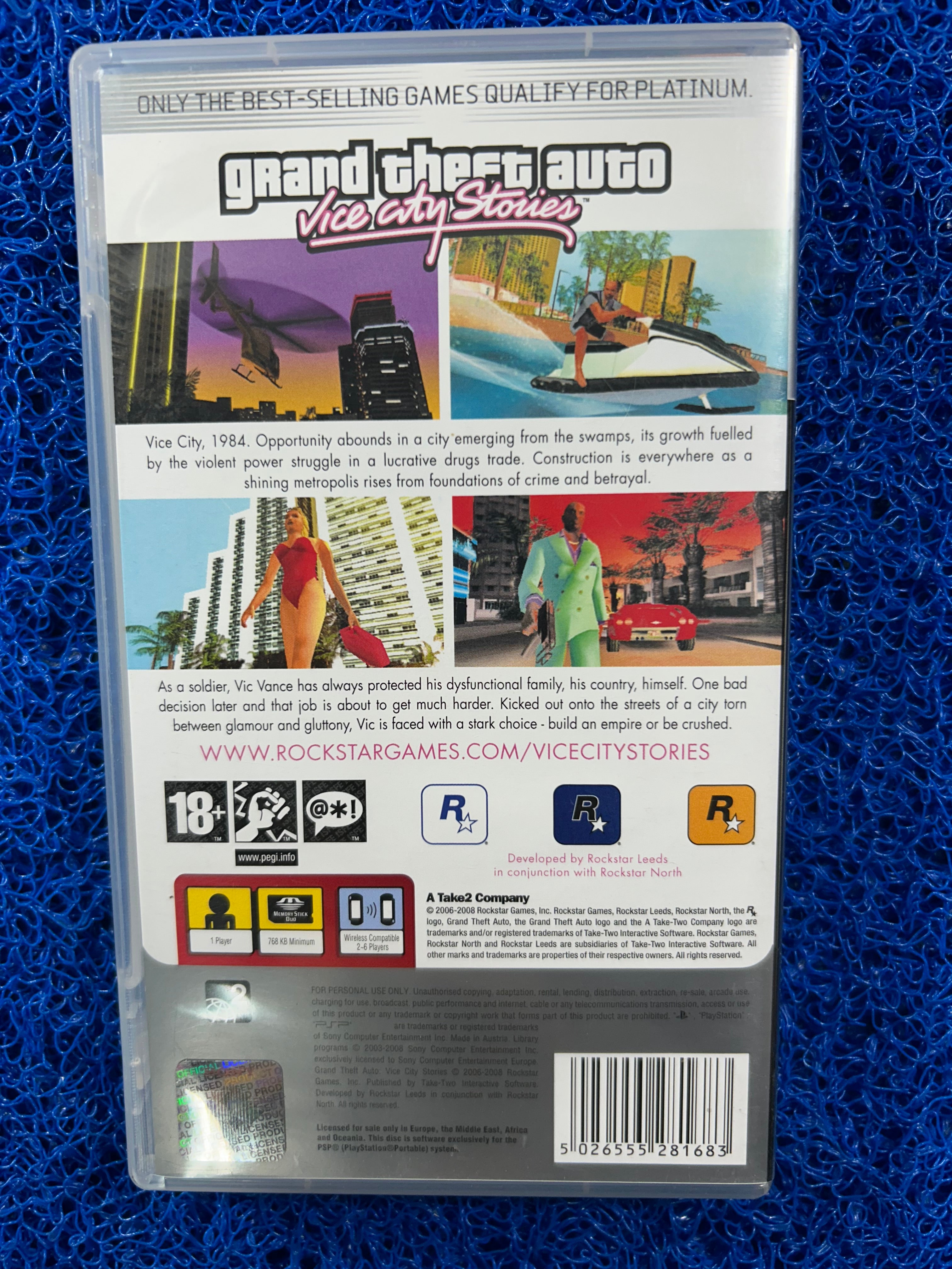 PSP GTA Vice city stories (E)
