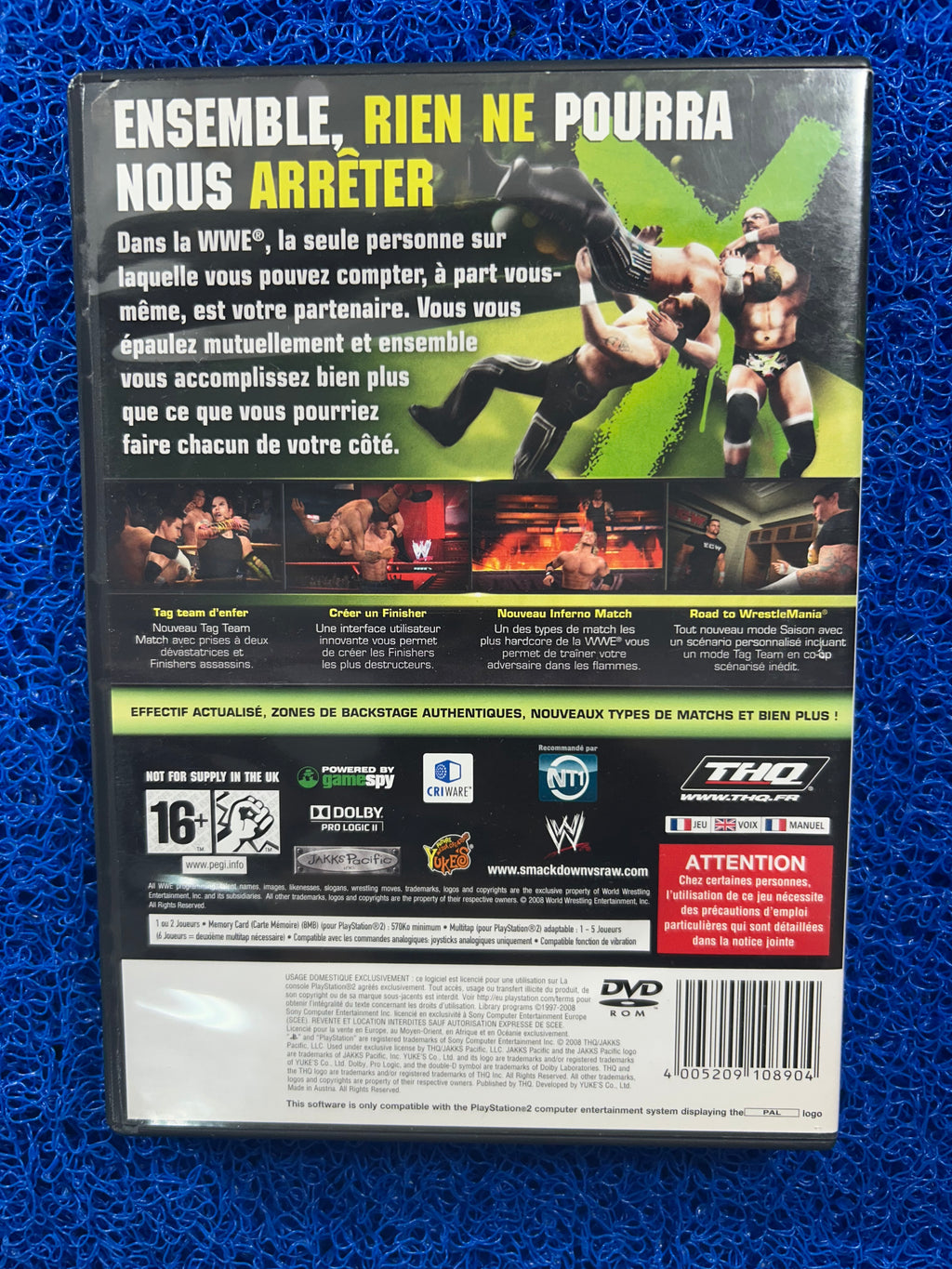 PS2 Smackdown vs. raw 2009 (E)