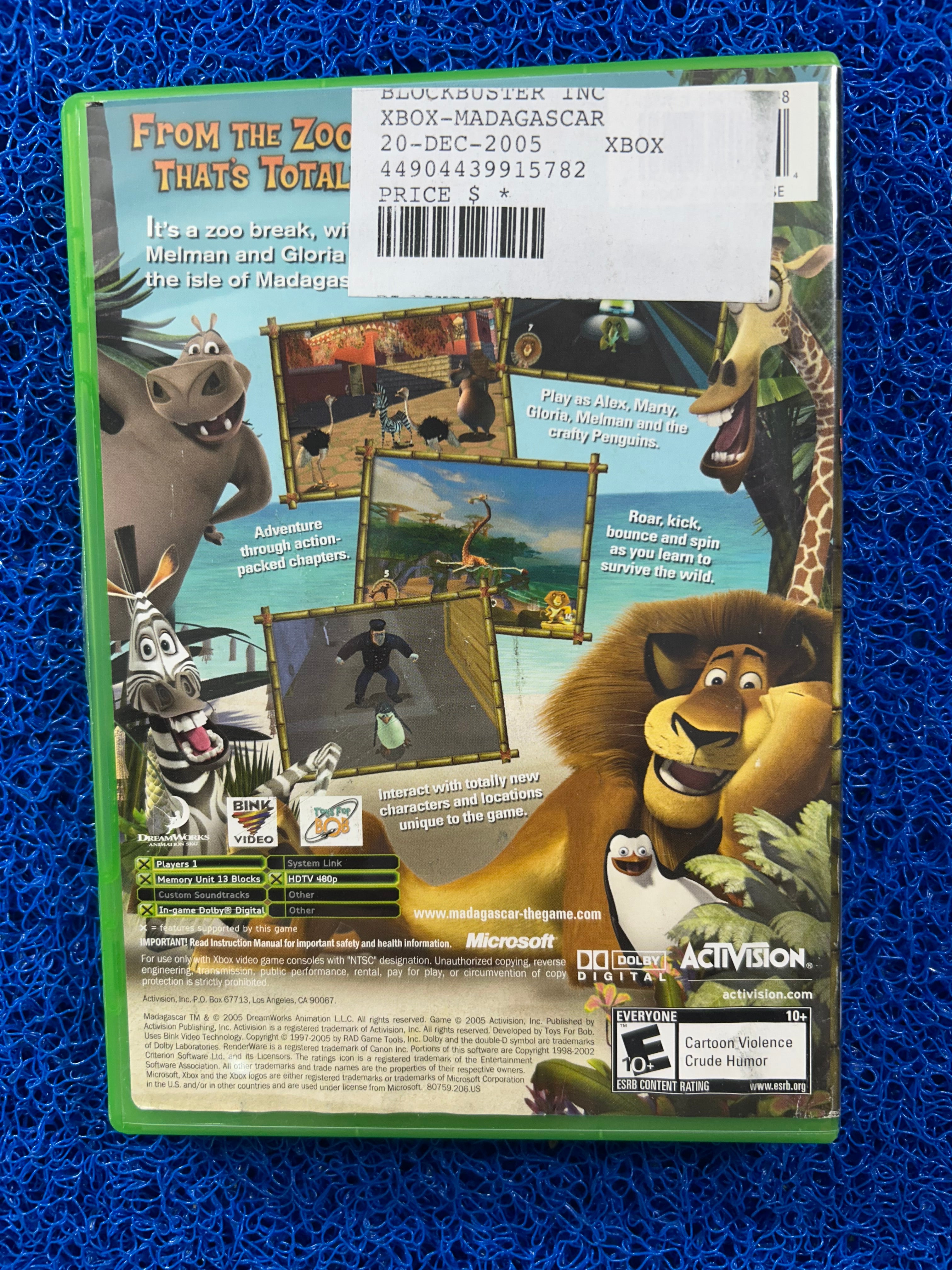 PS2 Madagascar (A)
