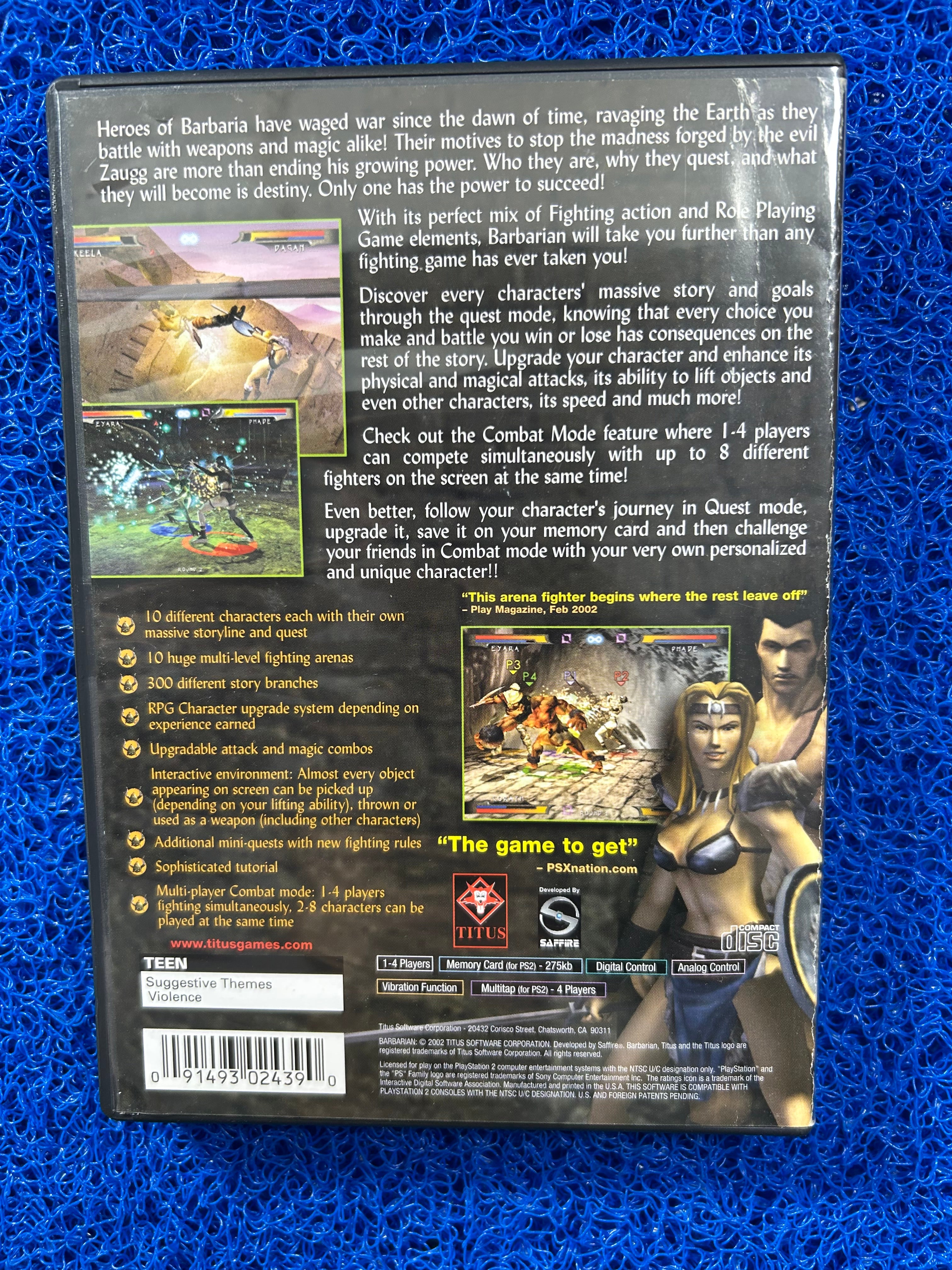 PS2 Barbarian (A)