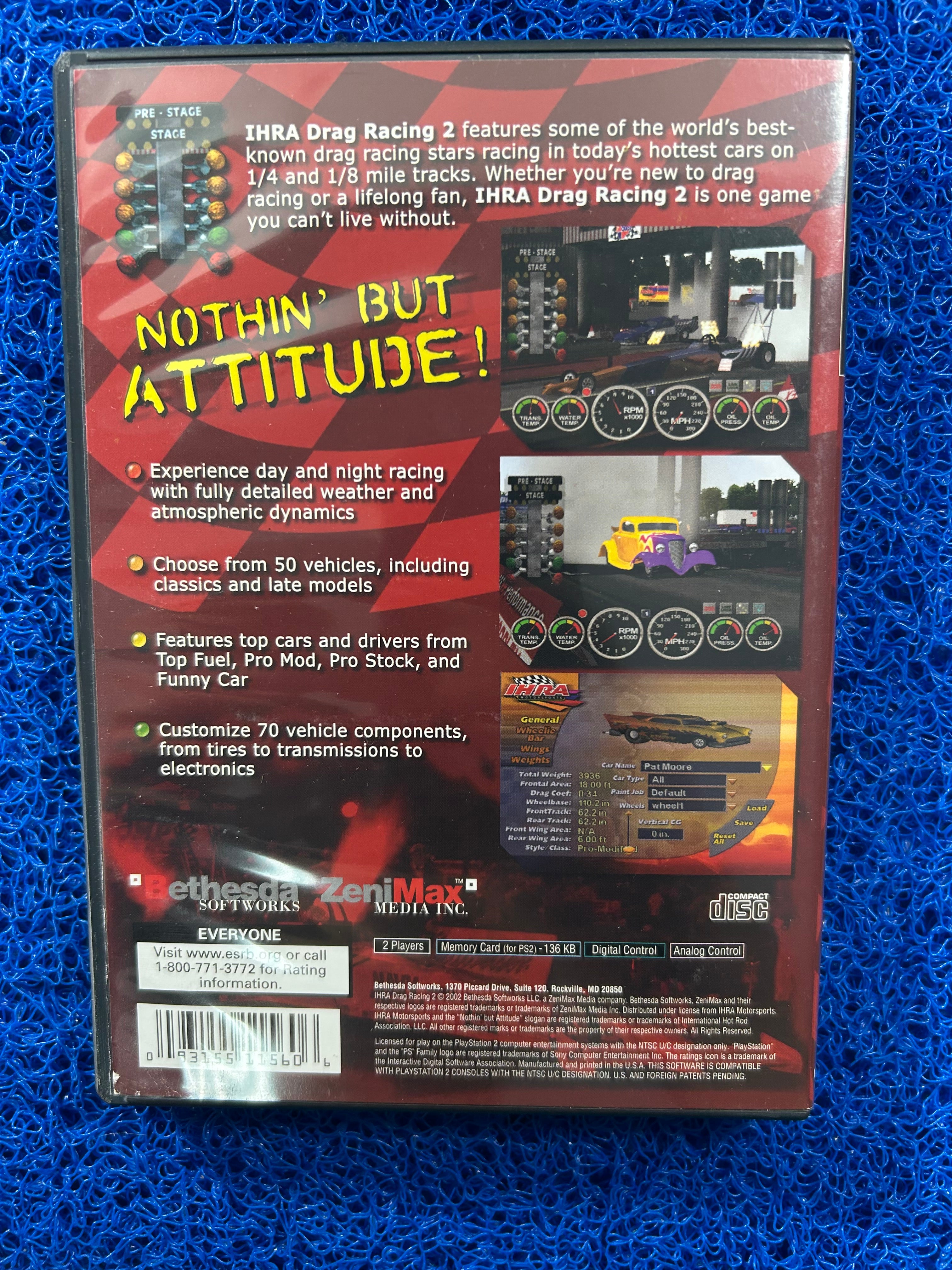 PS2 Drag racing 2 (A)