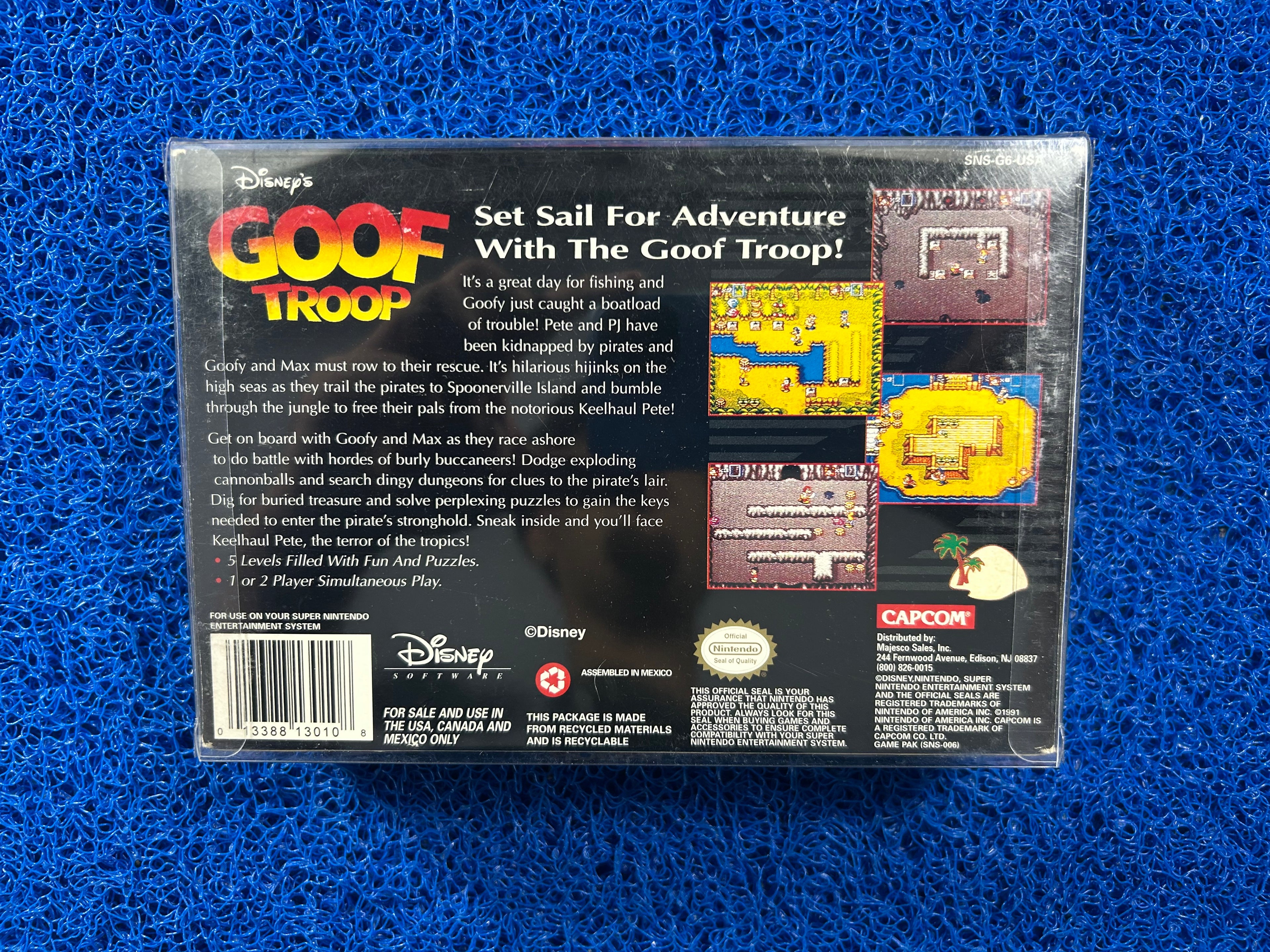SNES Box Goof troop (A)