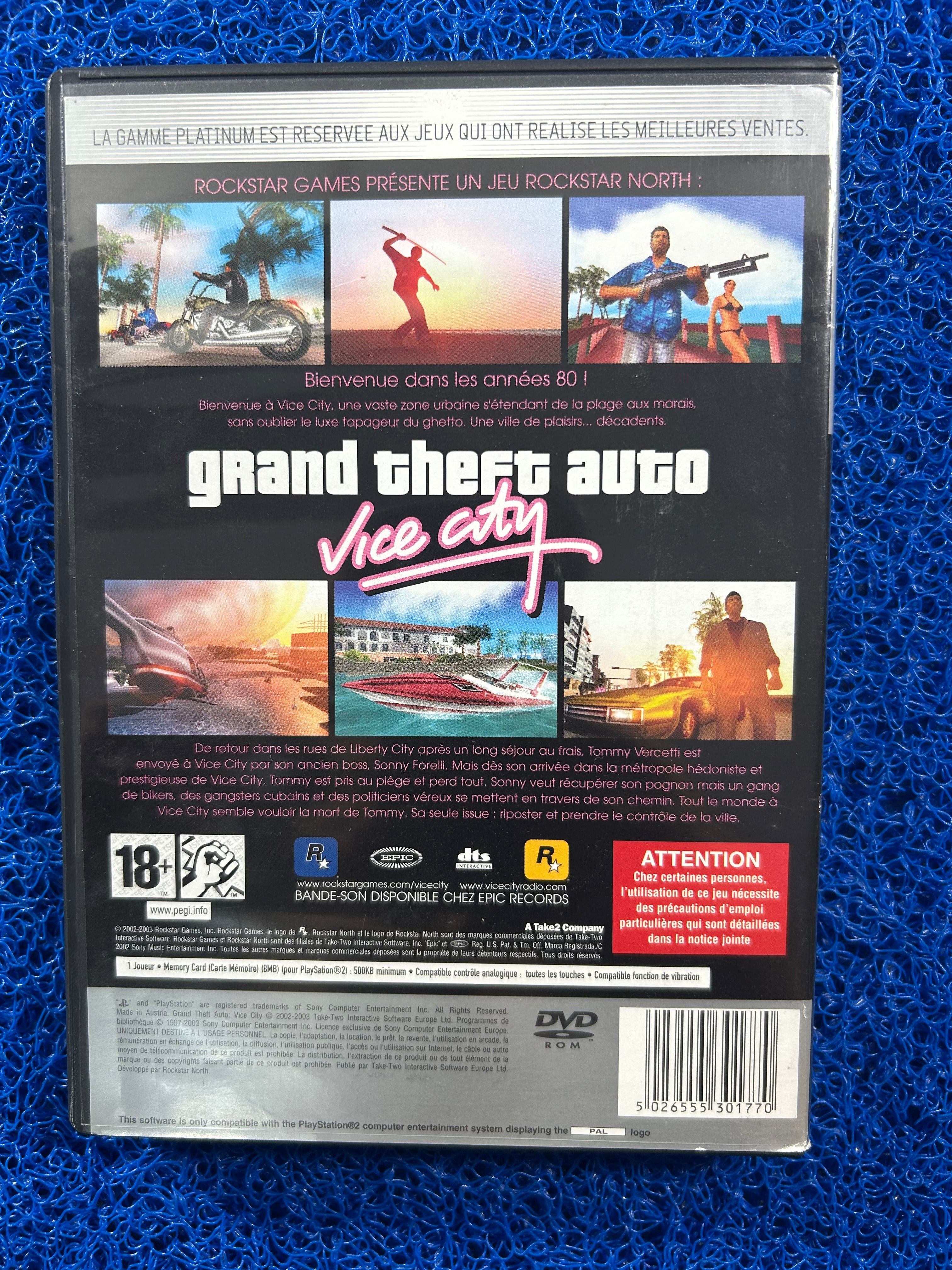 PS2 GTA Vice city (E)