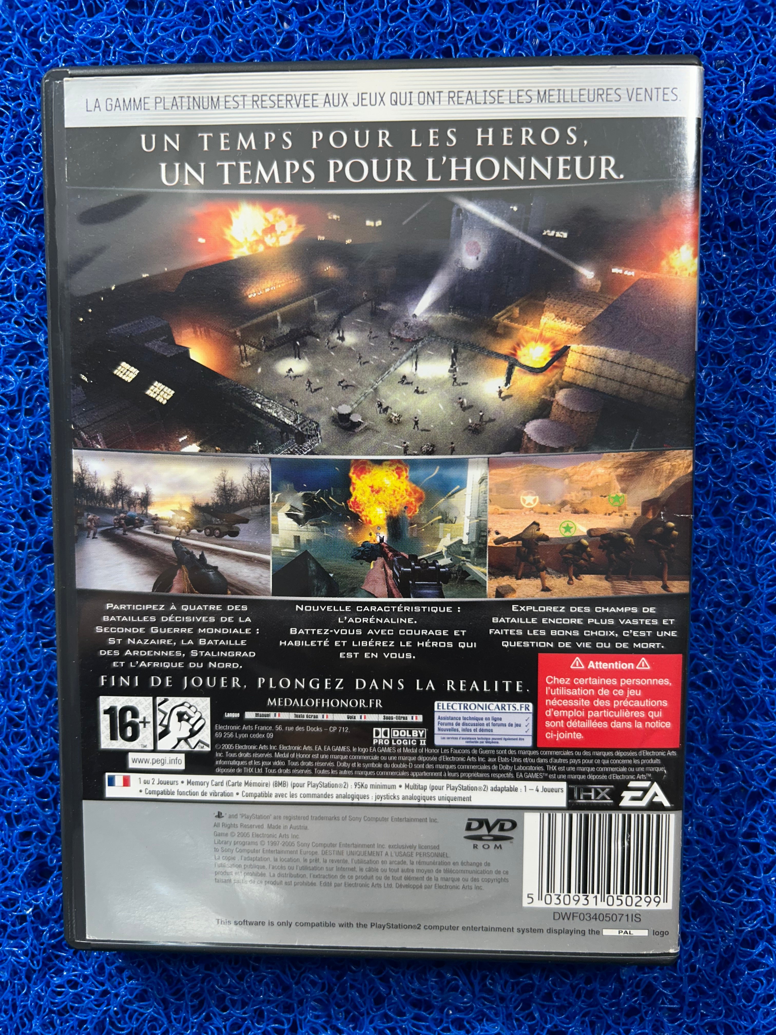 PS2 Medal of honor european assault (E)