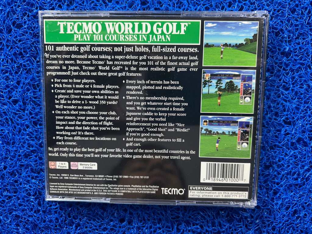PS1 World golf (A)