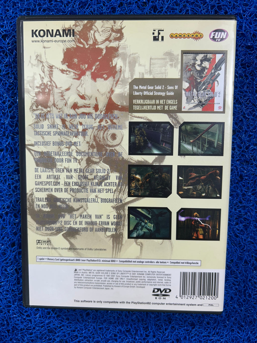 PS2# Metal gear solid 2 (E)