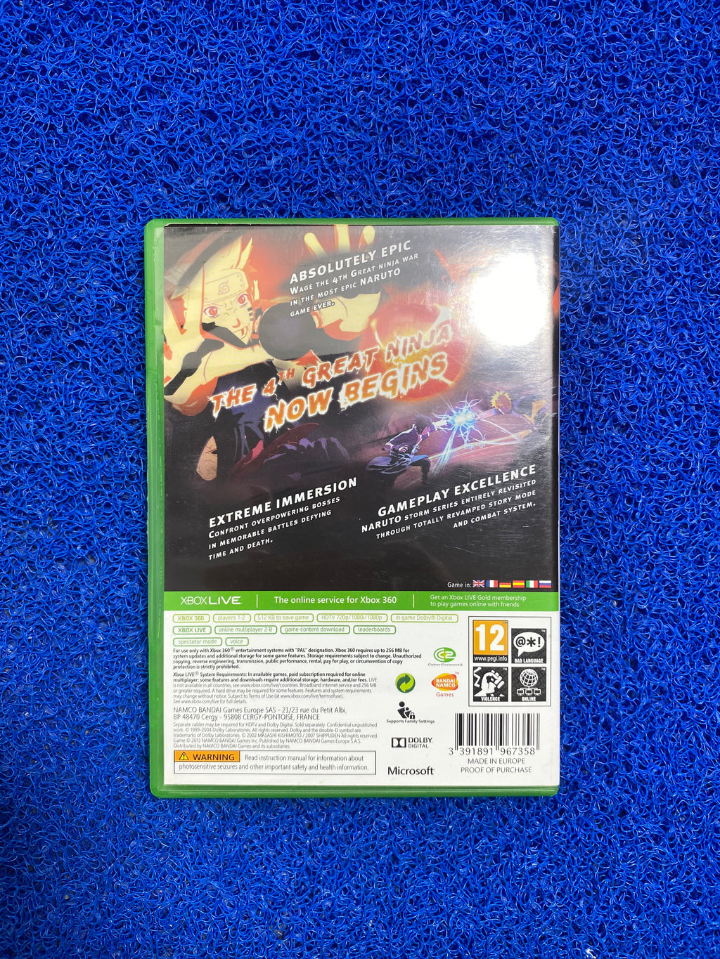 X360# Naruto Shippuden Ultimate Ninja Storm 3 (E)