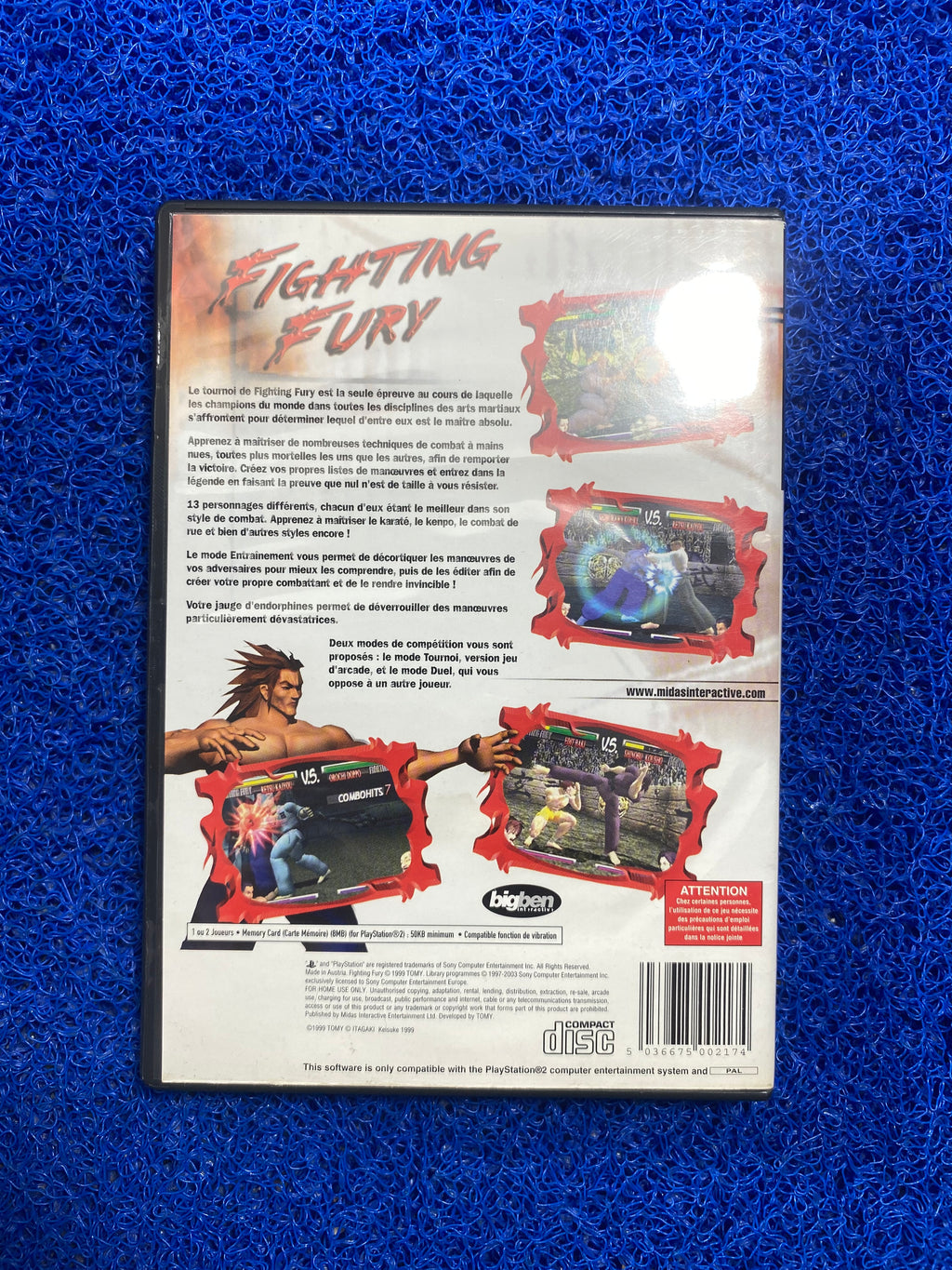PS2# Fighting Fury (E)