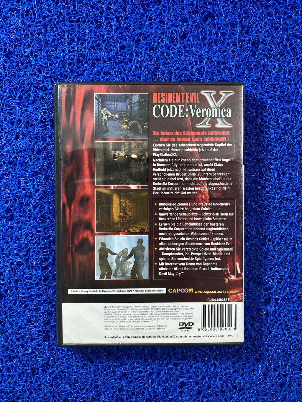 PS2# Resident Evil - Code Veronica X (E)
