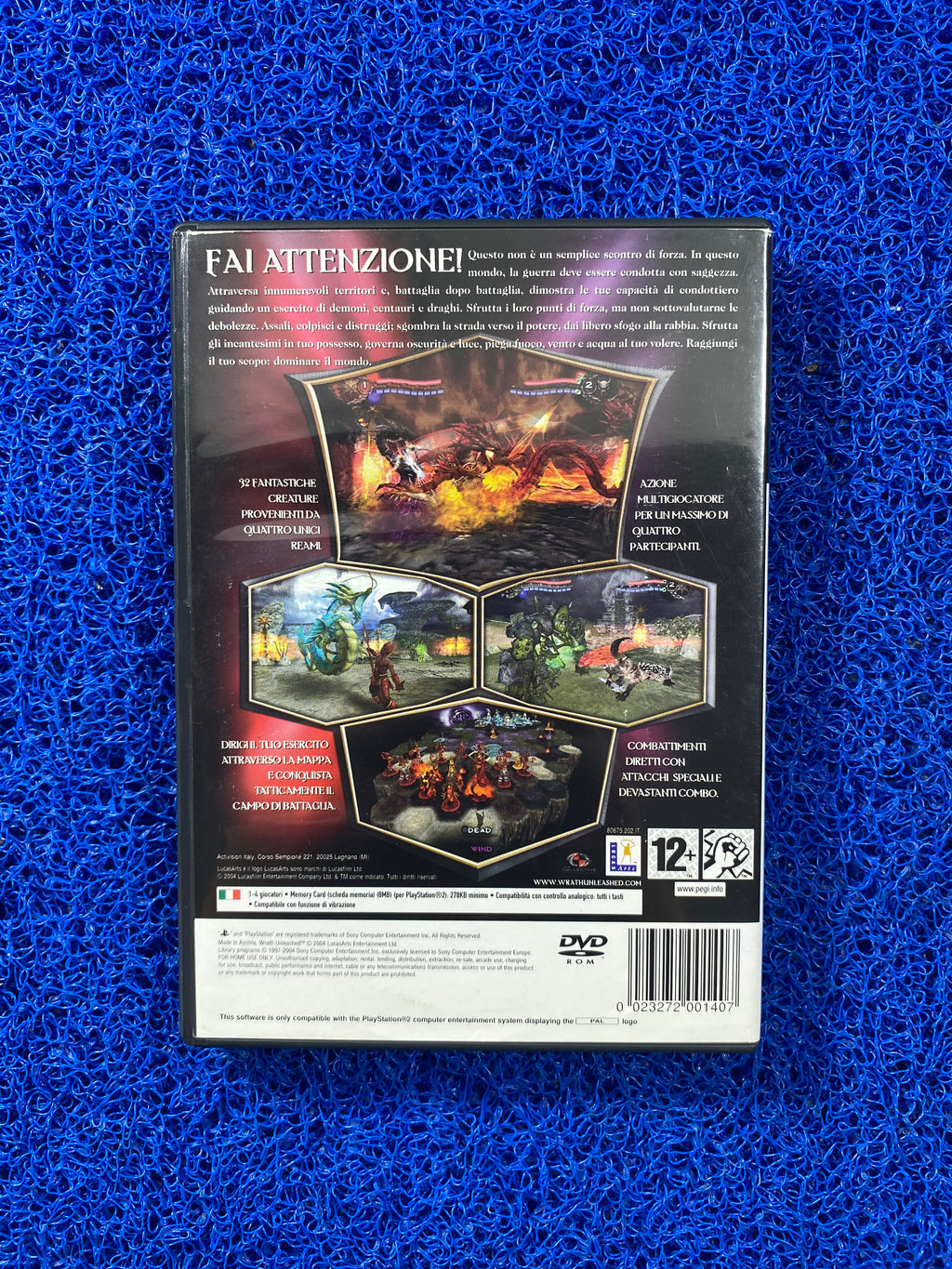 PS2# Wrath Unleashed (E)