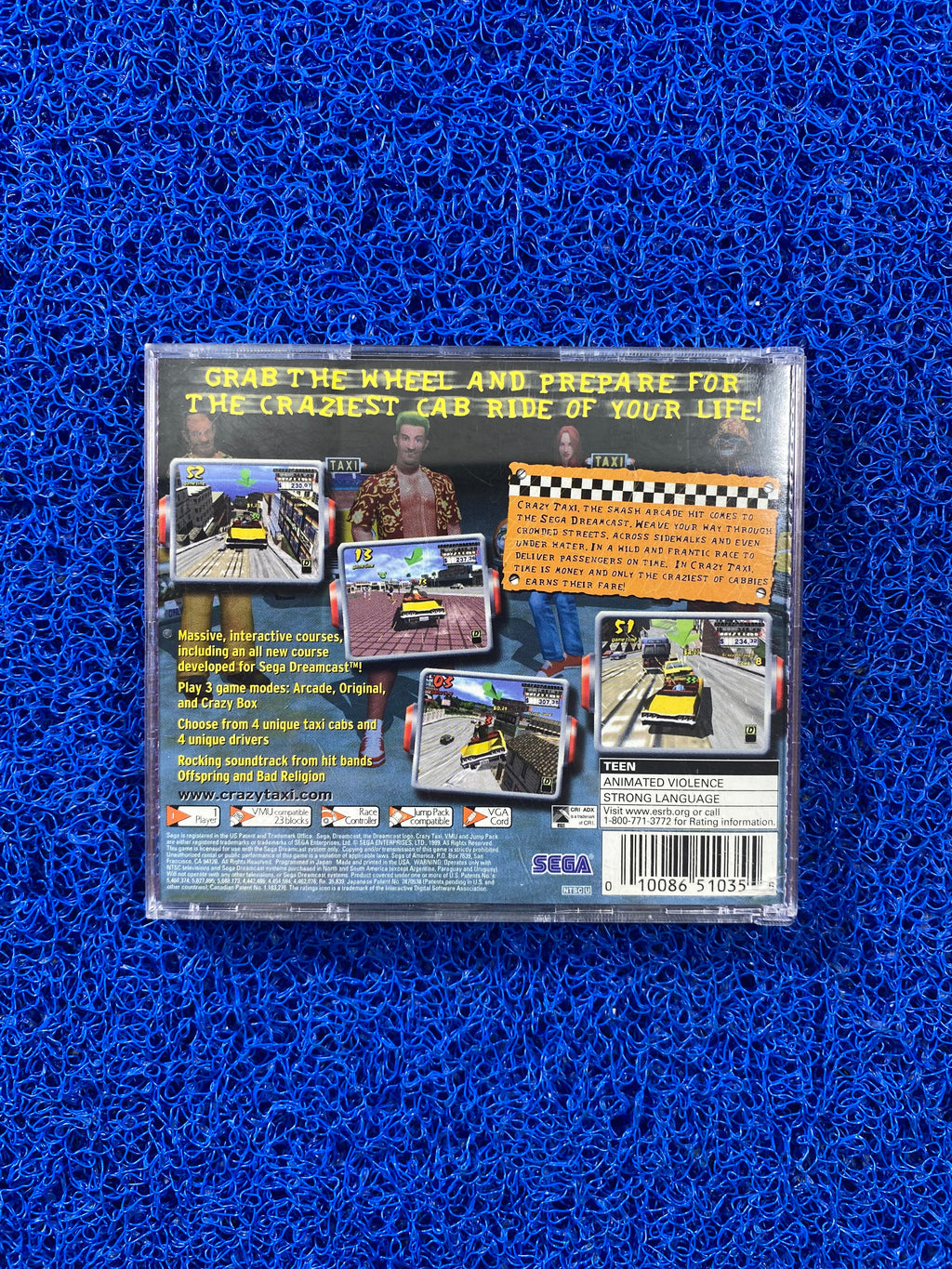 SEGA#DREAMCAST Crazy Taxi (E)