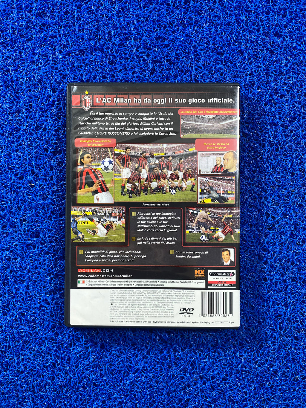 PS2# Milan Club Football (E)