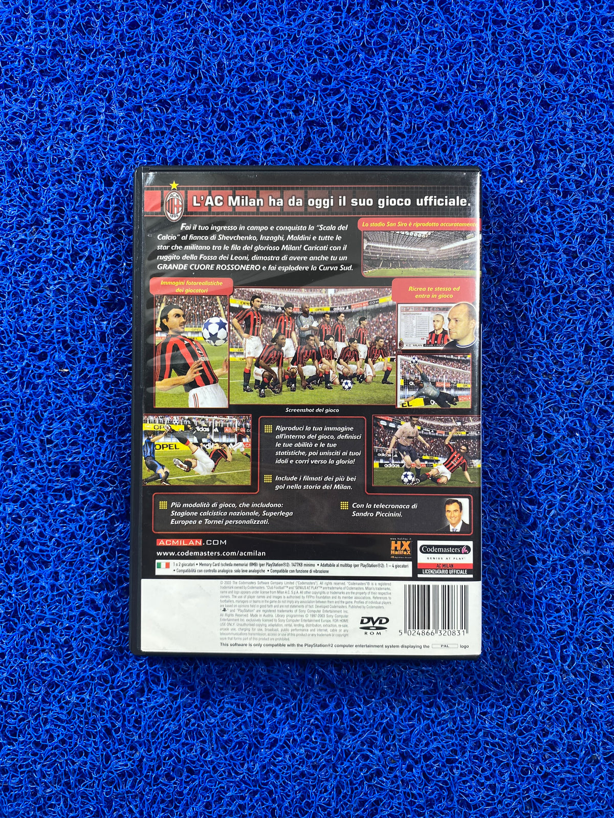 PS2# Milan Club Football (E)